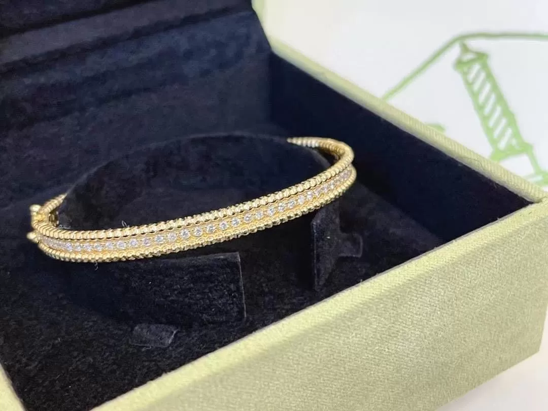 lắc tay nữ perlée diamonds bracelet, 1 row, large model 03