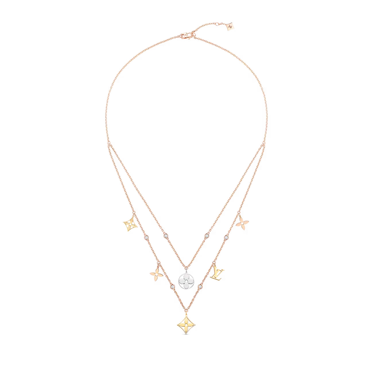 Idylle Blossom Charms Necklace - GOOD KARMA SERVICE LLC